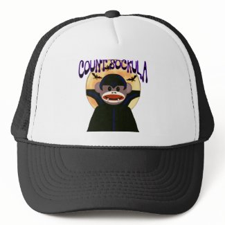 Sock Monkey count sockula t-shirts Trucker Hat