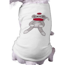 Sock Monkey Pet Tshirt