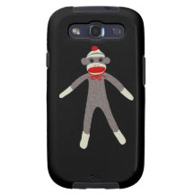 Sock Monkey Droid Case Galaxy S3 Case