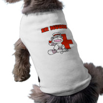 Sock Monkey ER Nurse T-shirts and Gifts Dog Tshirt