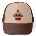 Sock Monkey Face Hat by FreshandStrong Sock Monkey Face Hat