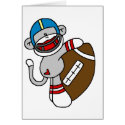 Sock Monkey Football cards
