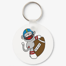 Sock Monkey Football keychains by sport_shop Sock Monkey Football keychains