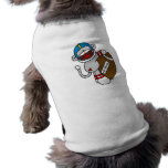 Sock Monkey Football T shirts and Gifts Dog Clothes