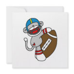 Sock Monkey Football T shirts and Gifts Personalized Announcements