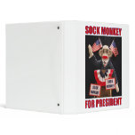 Sock Monkey for President Binder