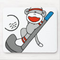 Sock Monkey  Golf mousepads