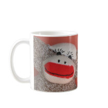 Sock Monkey "Good morning!" mugs
