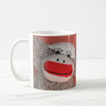 Sock Monkey "Good morning!" Mug