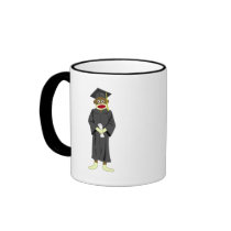 Sock Monkey Graduation Mug