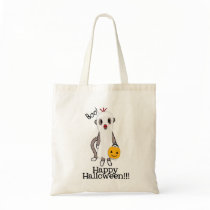 Sock Monkey Halloween Ghost bags