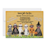 Sock Monkey Halloween Greeting Card or Invitation