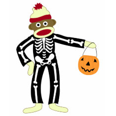 Sock Monkey Halloween shirt
