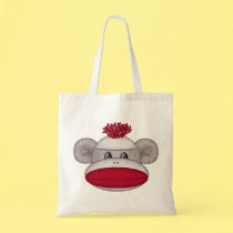 Sock Monkey Head bags