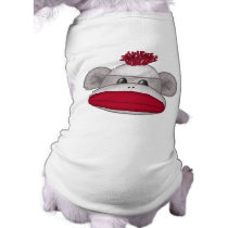 Sock Monkey Head pet clothing
