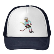 Sock Monkey Hockey Player Hats