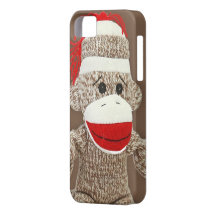 sock monkey iphone 5 case