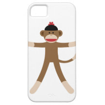 sock monkey iphone 5 case