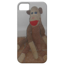 Sock Monkey iPhone 5 Cases
