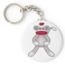 Sock Monkey Keychains