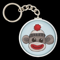 Sock Monkey keychains