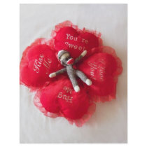 Sock Monkey Love #2 Personalized Flyer