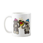 Sock Monkey Love mugs