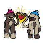 Sock Monkey Love t-shirts