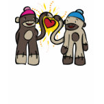 Sock Monkey Love t-shirts