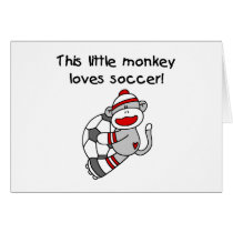 Sock Monkey Loves Soccer cards