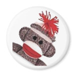 Sock Monkey merchandise products gifts magnets