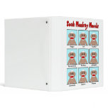 Sock Monkey Moods Binder