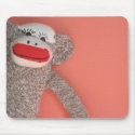 Sock Monkey Mousepad by litabug Sock Monkey Mousepad