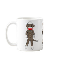Sock Monkey Mug