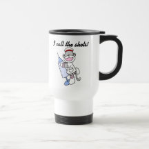 Sock Monkey Nurse I Call the Shots Gifts Mug