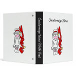 Sock Monkey Nurse T-shirts and Gifts Vinyl Binder