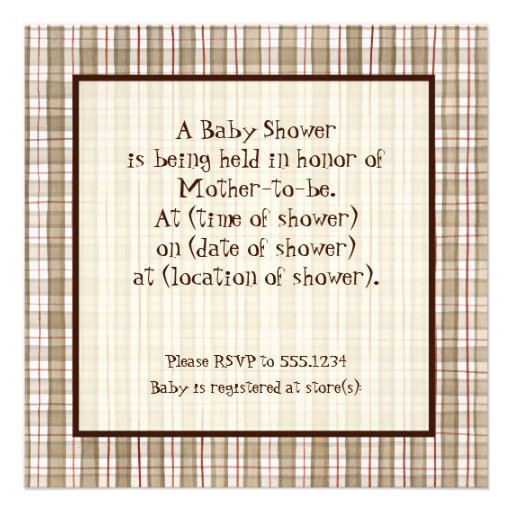 Sock Monkey Pedal Car, Boy Baby Shower Invitation