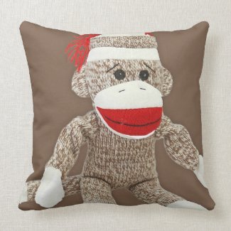 Sock Monkey Pillow