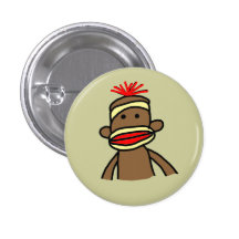 Sock Monkey Pins