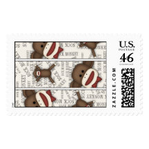 Sock Monkey Postage