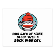 Sock Monkey Postcards