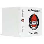 Sock Monkey Scrapbook binders