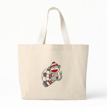 Sock Monkey Soccer bags