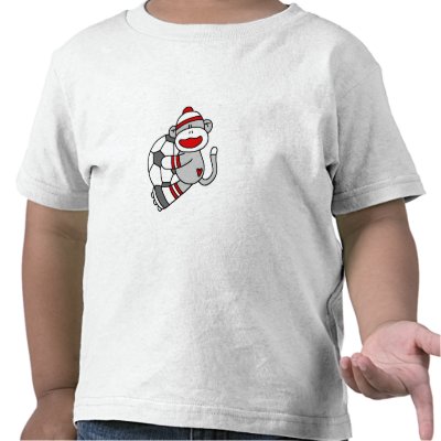 Sock Monkey Soccer Tshirt