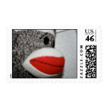sock monkey stamp