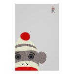 Sock Monkey Stationary Custom Stationery