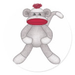 Sock Monkey stickers