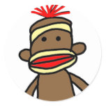 Sock Monkey Sticker