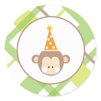 Sock Monkey Sticker sticker