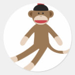 sock monkey sticker